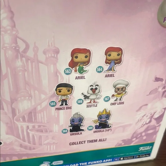 Funko Pop! Disney The Little Mermaid 4-Pack - Picture 7 of 9